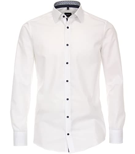 Venti Businesshemd Uni Modern Fit Weiß 40 von Venti