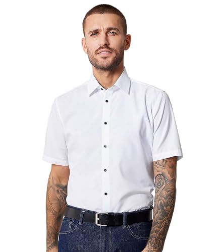 Venti Businesshemd Kurzarm Uni Modern Fit von Venti