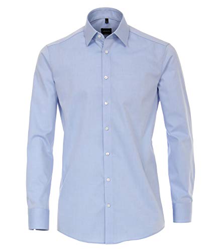 Venti Businesshemd Uni Modern Fit Hellblau 43 von Venti