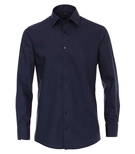 Venti Herren Hemd Businesshemd, Blau (Marine 116), 40 von Venti