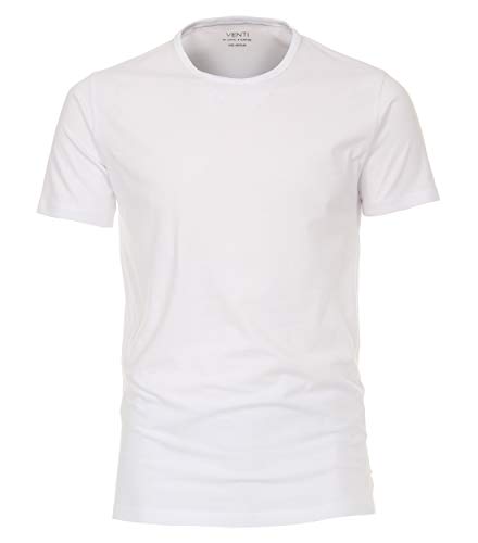 Venti T-Shirt Doppelpack Uni Weiß S von Venti