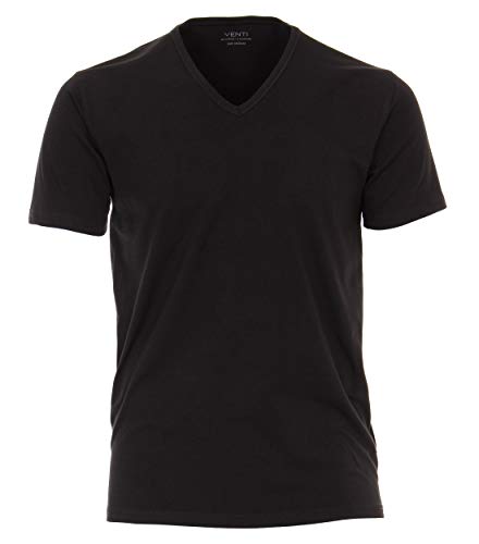 Venti T-Shirt Doppelpack Uni Schwarz M von Venti