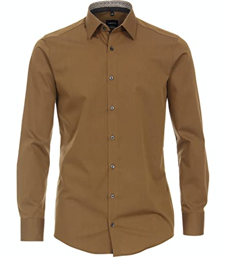 Venti - Modern Fit - Herren Hemd (123942200), Größe:40, Farbe:Gelb (500) von Venti