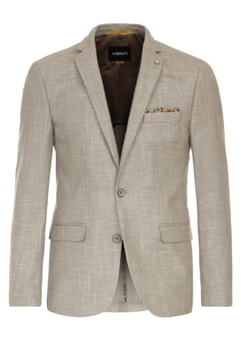 Venti Sakko Langarm Reverskragen Muster beige Größe 58 von Venti