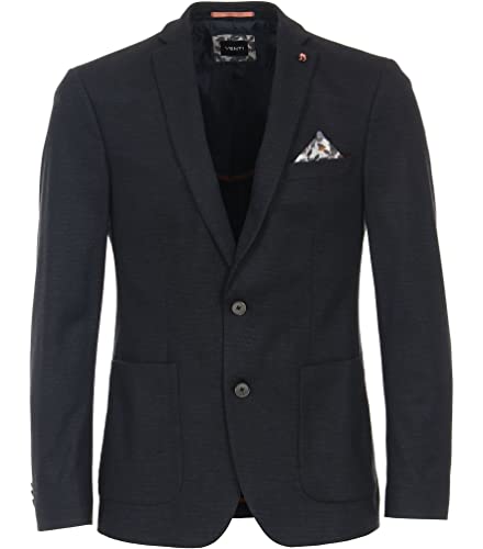 Venti Sakko Langarm Reverskragen Struktur Nachtblau Größe 25 von Venti