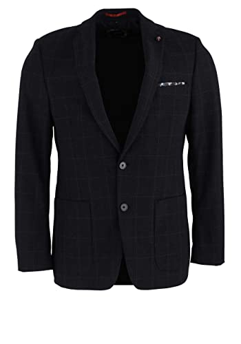 Venti Sakko Langarm Reverskragen Struktur nachtblau Größe 52 von Venti