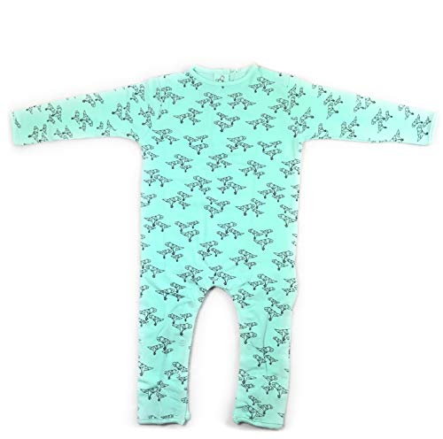 Ventilkappenkönig Baby Bio Baumwolle Body Pyjama Strampler Kleinkind Neugeborene 1er 2er 3er Sets für 0-24 Monate (1er Body Dino, 62-68) von Ventilkappenkönig