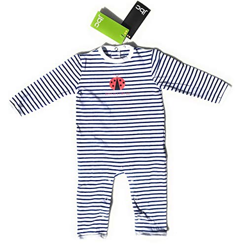 Ventilkappenkönig Baby Bio Baumwolle Body Pyjama Strampler Kleinkind Neugeborene 1er 2er 3er Sets für 0-24 Monate (1er Body Marienkäfer, 62-68) von Ventilkappenkönig