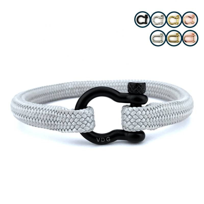 Promo Noel - Gris & Manille Au Choix | Armband Nautique De Voile Fait Main Et Sur Mesure Cadeau Homme, Femme Promo Noel - Gris & Manille Au Choix | Armband Nautique De Voile Fait Main Et Sur Mesure Cadeau Homme, Femme von VentsDesGlobes