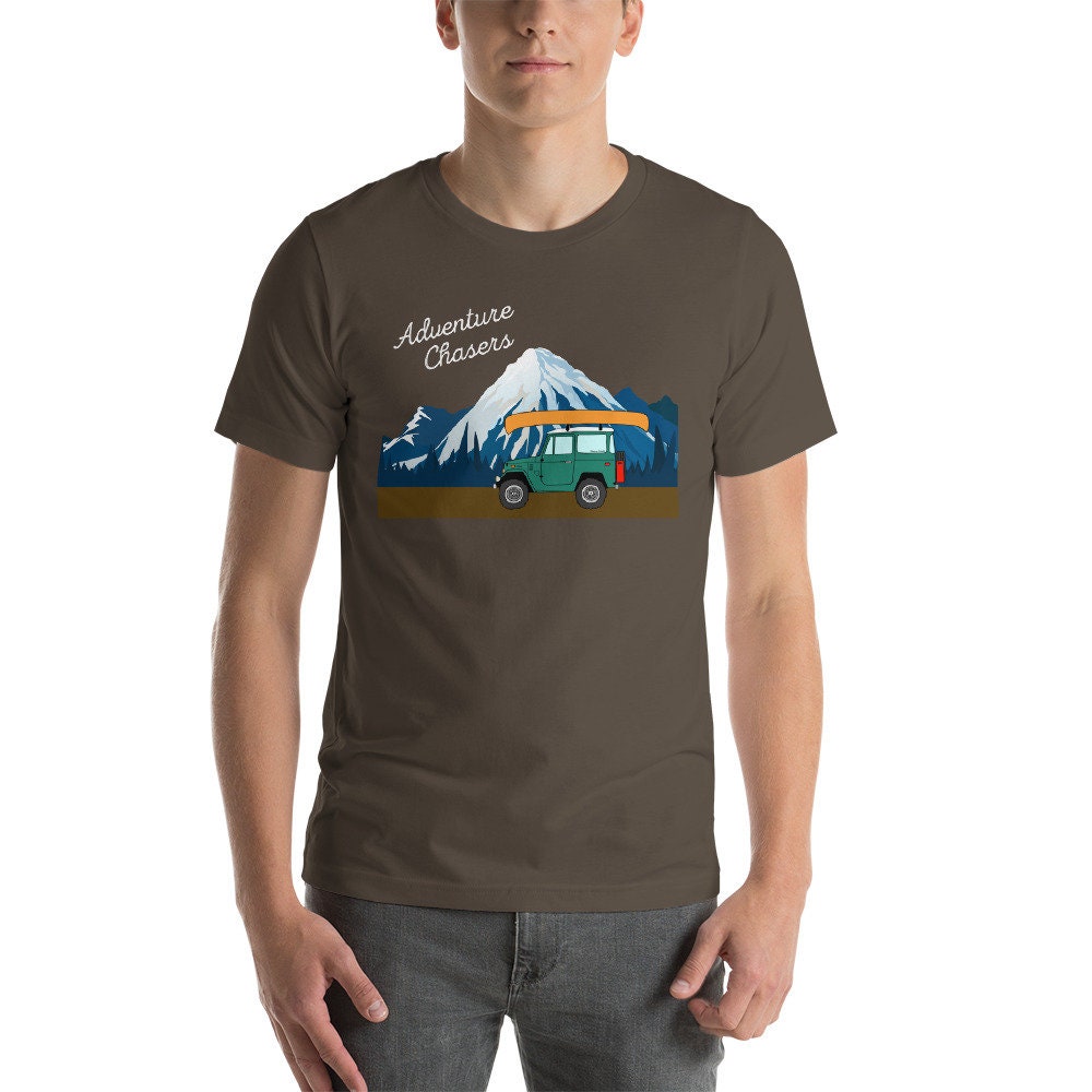 Toyota Land Cruiser Fj40 Shirt Adventure Chasers Overland Bj40 Kajak Berge Abenteuer Off Road Glamping Fj45 Hard Top Geschenk Grün Toyota Land Cruiser Fj40 Shirt Adventure Chasers Overland Bj40 Kajak Berge Abenteuer Off Road Glamping Fj45 Hard Top Geschenk Grün von VentureWorks