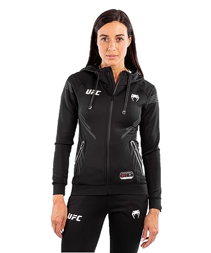 Venum Damen UFC Authentic Fight Night Women Walkout Hoodie, Schwarz, X-Small von Venum