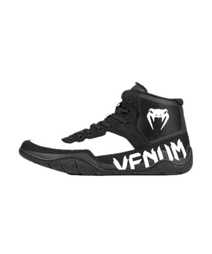 Venum Elite Wrestling-Schuhe - Schwarz/Weiß - 44 von Venum