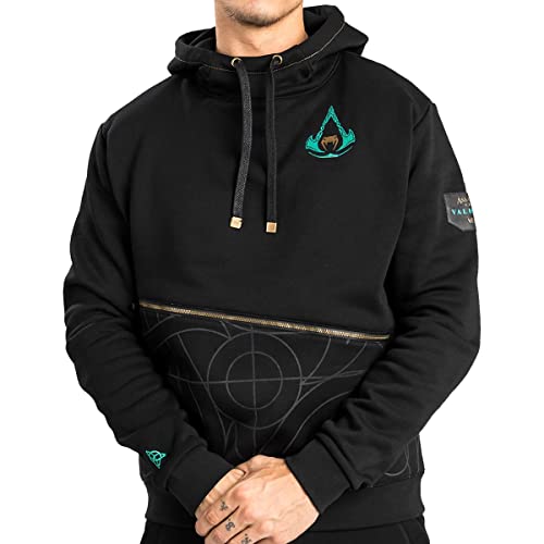 Venum Herren Assassin's Creed Reloaded Kapuzenpullover, Schwarz Kapuzen-Sweatshirt, Large von Venum