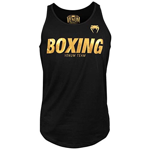 Venum Herren Boxing VT Tanktop, schwarz/Gold, L von Venum