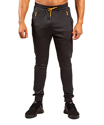 Venum Herren Club 212 Jogginghose Sweatpants, Black/Orange, Large von Venum