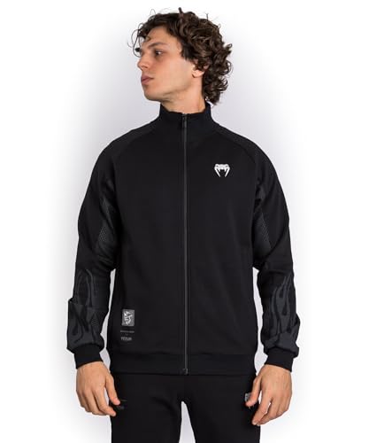 Venum Herren Dodge Demon 170 Jacke mit durchgehendem Reißverschluss, Schwarz Kapuzenpullover, L von Venum