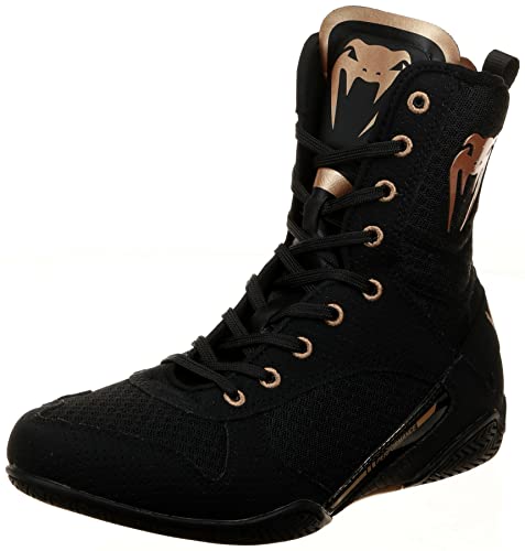 Venum Herren Elite Boxschuhe, Schwarz/Bronze, 14 von Venum