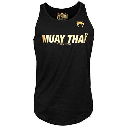 Venum Herren Muay Thai Vt Tanktops, schwarz/goldfarben, L von Venum