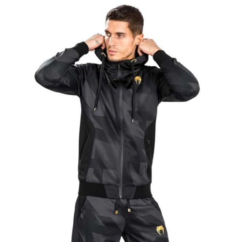 Venum Herren Razor Hoody Kapuzen-Sweatshirt, Schwarz/Gold, Medium von Venum