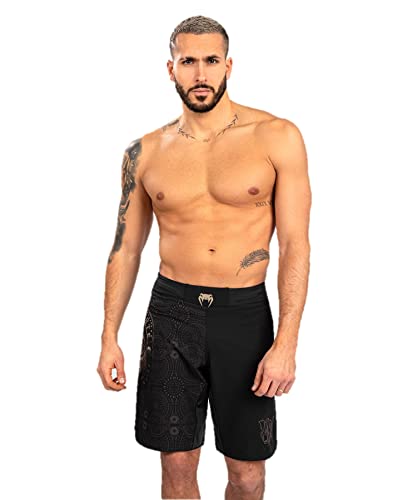 Venum Herren Santa Muerte Dark Side-Fightshorts, schwarz/braun von Venum