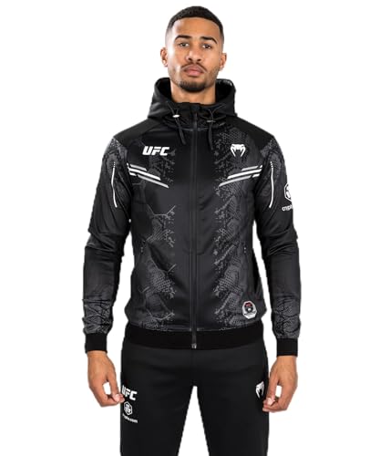 Venum Herren UFC Adrenaline by Authentic Fight Night Men's Walkout Hoodie Kapuzenpullover, Schwarz, Small von Venum