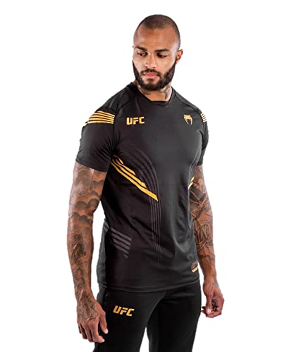 Venum Herren UFC Walkout-Trikot authentisch Fight Night Hemd, Schwarz/Gold, X-Large von Venum