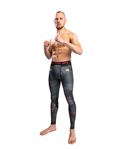 Venum Herren UFC Authentic Fight Week 2.0 Spat Leggings, Schwarz, L von Venum