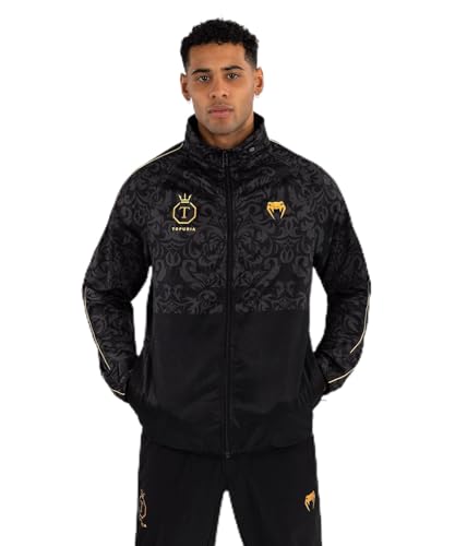Venum Herren X Ilia Topuria Unmatched Track Jacket Trainingsjacke, Schwarz/Gold, X-Large von Venum