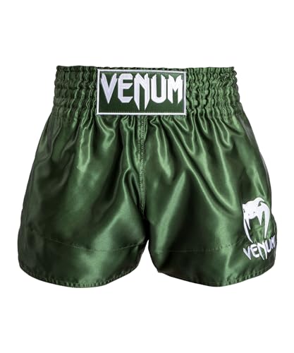 Venum Unisex Classic Shorts, Khaki/Weiß, M von Venum