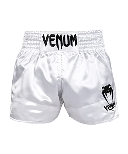 Venum Unisex Classic Shorts, Weiß/schwarz, M von Venum