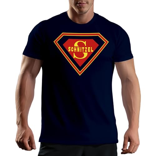 I Don't give a Schnitzel Herren T-Shirt, navy, XXL von Venus Style