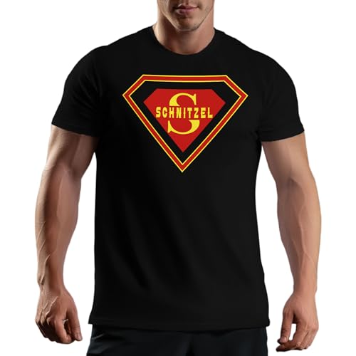 I Don't give a Schnitzel Herren T-Shirt, Schwarz , L von Venus Style