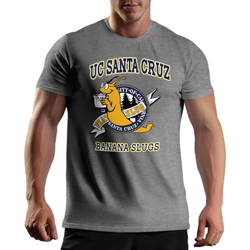 UC 1997 Santa Cruz Banana Slugs Epic Cosplay Replica Pulp Fiction Vincent Vega Herren Grau T-Shirt Size L von Venus Style