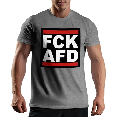 Venus Style FCK AFD Herren Grau T-Shirt Size M von Venus Style