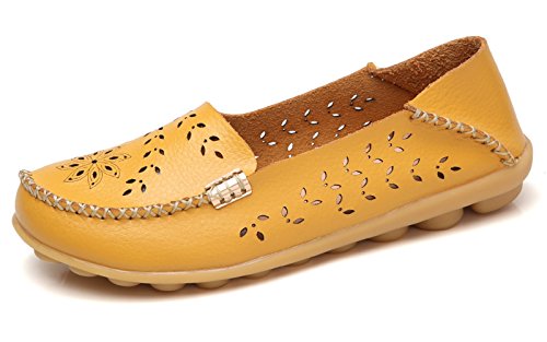 VenusCelia Damen Comfort Walking Bootsschuh, Gelb (Ausschnitt), 39 EU von VenusCelia