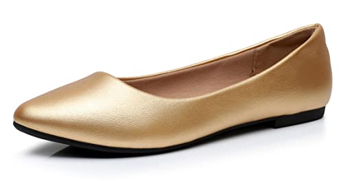VenusCelia Damen Snug2 Flache Schuh, gold, 42.5 EU von VenusCelia