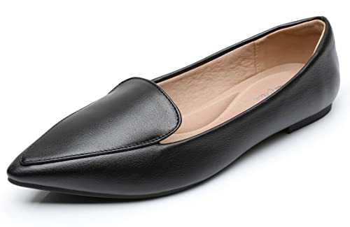 VenusCelia Funkier Flache Schuhe für Damen, schwarz, 42 EU von VenusCelia