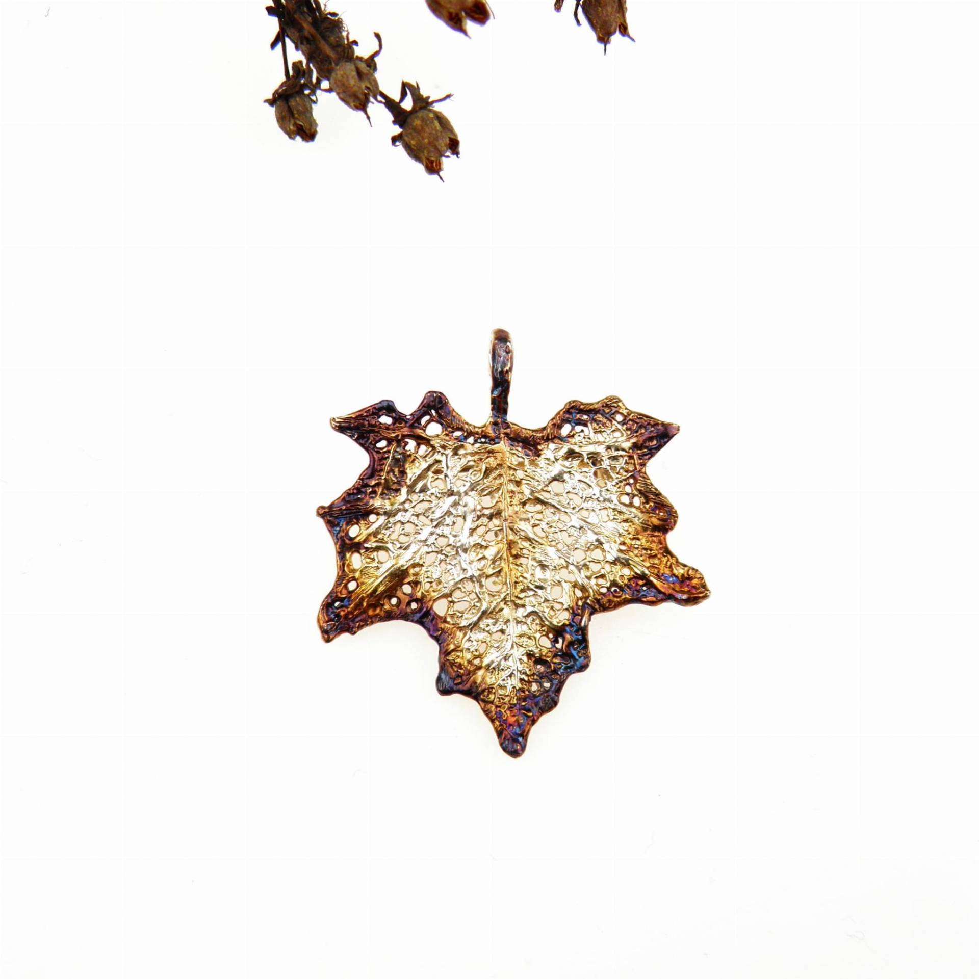 Silberbrosche - Ahornblatt von VenusGalleryArt