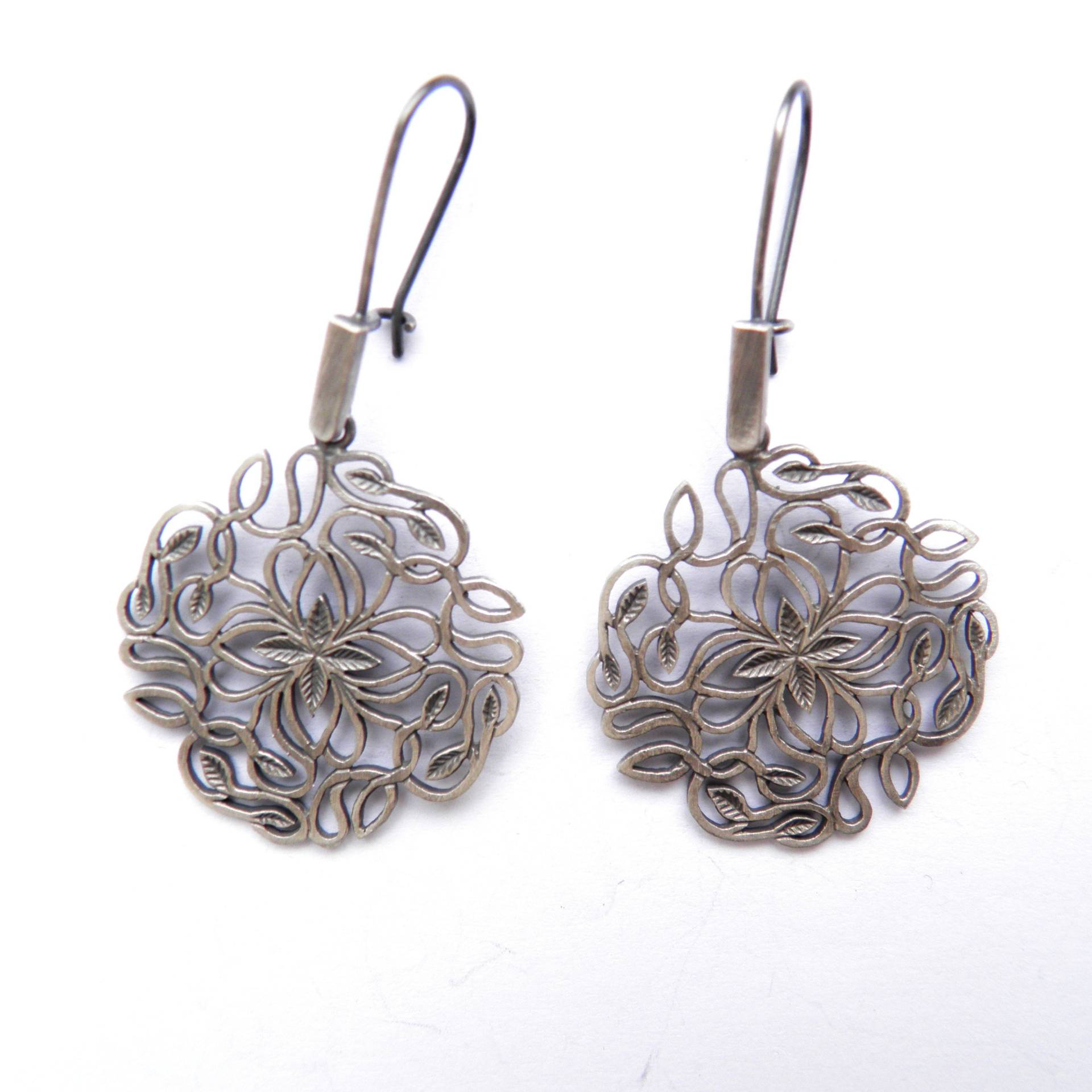 Silberohrringe - Kleine Durchbrochene von VenusGalleryArt