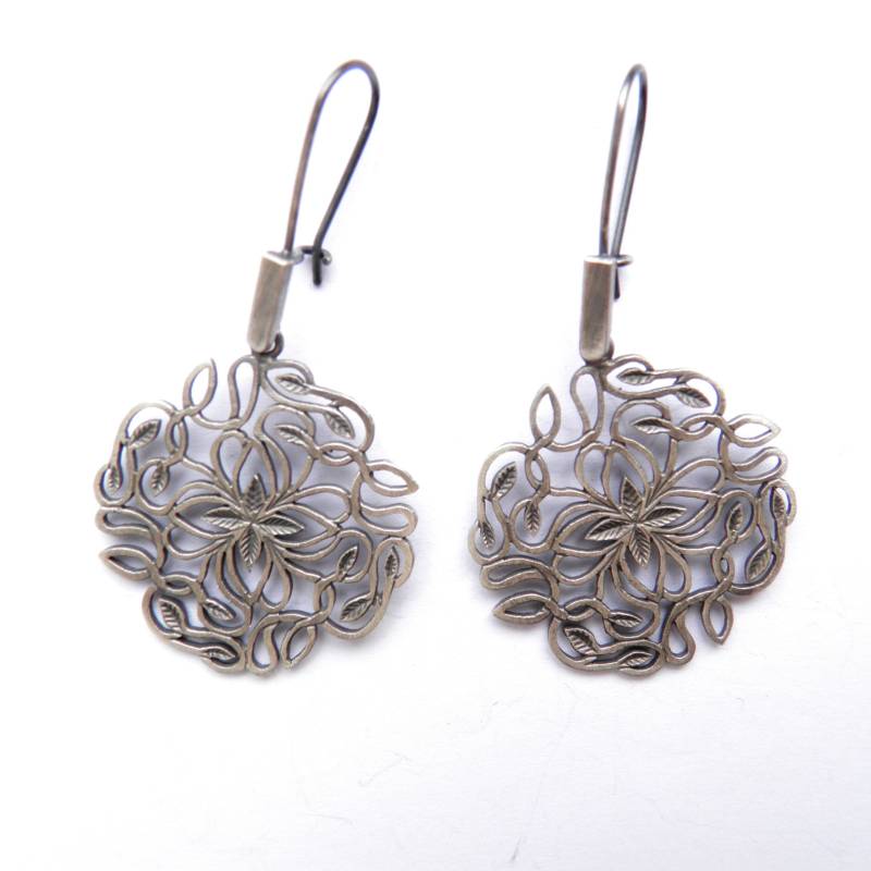 Silberohrringe - Kleine Durchbrochene Silberohrringe - Kleine Durchbrochene von VenusGalleryArt