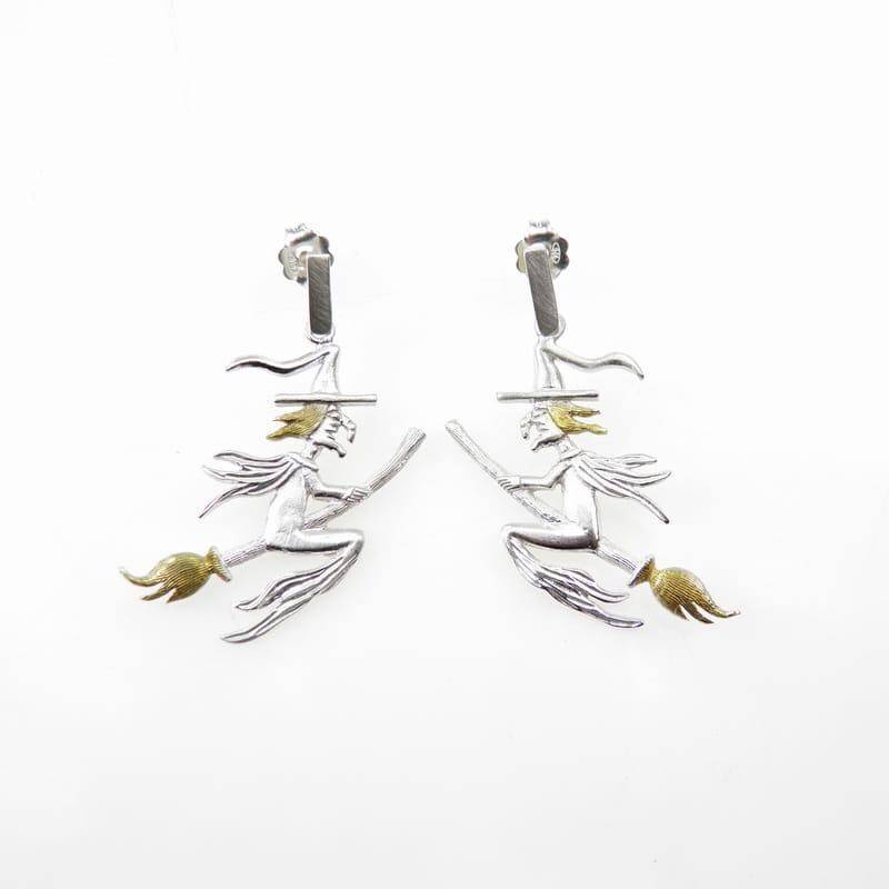 Silberohrringe - Weiße Hexen Silberohrringe - Weiße Hexen von VenusGalleryArt