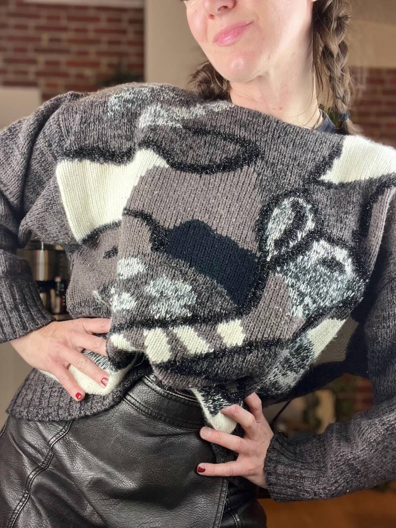 Vintage Mohair Wolle Lamm Lammwolle Pullover Strickpullover Wolle Wollpullover Strick Strickpullover von VenusVintageDE