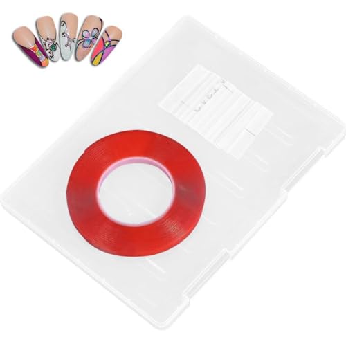 Vepoty Press on Nails Aufbewahrungsbox Anti-Staub-Kunstnägel-Verpackungskoffer Kunststoff-Nagelspitzen-Box-Organizer für Salon-Zuhause von Vepoty