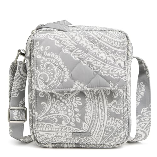 Damen Performance Twill Kleine Crossbody Geldbörse, Wolke Grau Paisley, Einheitsgröße von Vera Bradley