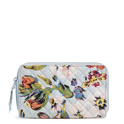 Vera Bradley, Damen, Baumwoll, Deluxe, Reisebrieftasche mit RFID-Schutz, Einheitsgröße von Vera Bradley