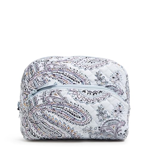 Vera Bradley Damen Baumwolle Große Kosmetik Make-up Organizer Tasche, Soft Sky Paisley, Einheitsgröße Vera Bradley Damen Baumwolle Große Kosmetik Make-up Organizer Tasche, Soft Sky Paisley, Einheitsgröße von Vera Bradley