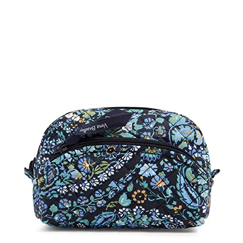 Vera Bradley Damen Baumwolle Mini Kosmetik Make-up Organizer Tasche, Dreamer Paisley - Recycelte Baumwolle, Einheitsgröße von Vera Bradley