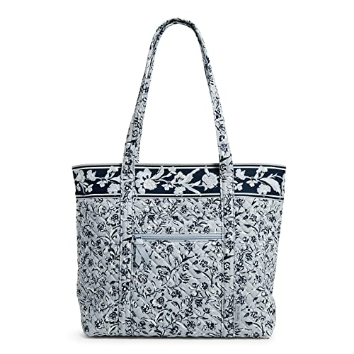 Vera Bradley Damen Baumwolltasche Vera Handtasche, Stauden grau – recycelte Baumwolle von Vera Bradley