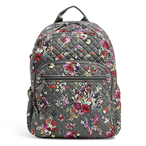 Vera Bradley Damen Campus-Rucksack Büchertasche, Hope Blooms-Recycelte Baumwolle, One Size von Vera Bradley