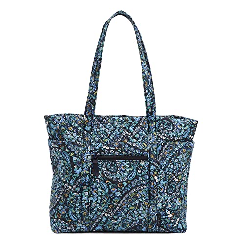 Vera Bradley Damen Deluxe Vera Tragetasche Handtasche, Dreamer Paisley-Recycelte Baumwolle von Vera Bradley